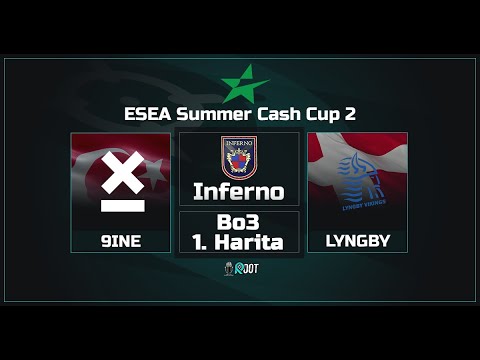 9INE vs Lyngby Vikings | ESEA Summer Cash Cup 2 | 1. Harita - Inferno