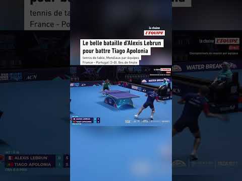 L'énorme combat d'Alexis Lebrun !!! #pingpong