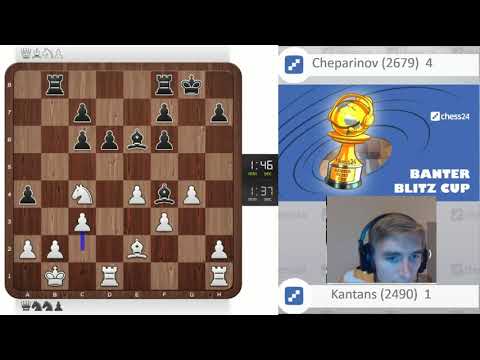 "Ah! He tricked me!" | GM Toms Kantans vs. GM Ivan Cheparinov - Banter Blitz Cup Highlight