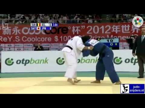 Judo 2012 Grand Prix Qingdao: van Tichelt (BEL) - Saito (JPN) [-73kg] semi-final