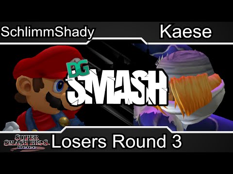 DGSmash2 - SchlimmShady (Mario) Vs. Kaese (Sheik) - Losers Round 3 - Melee