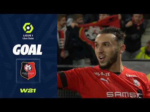 Goal Amine GOUIRI (21' - SRFC) STADE RENNAIS FC - RC STRASBOURG ALSACE (3-0) 22/23