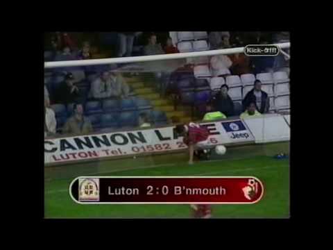 Luton Town 2-0 Bournemouth - 26th October 1996