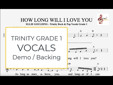 How Long Will I Love You - Trinity Grade 1 Vocals (Demo & Backing Track )