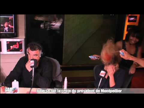 Julie se fait la crête du président de Montpellier - C'Cauet sur NRJ