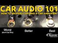 How to Properly Ground a Car Amplifier | Good ...