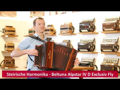 Steirische Harmonika - Beltuna Alpstar IV D Exclusiv Fly Kupfer Antik