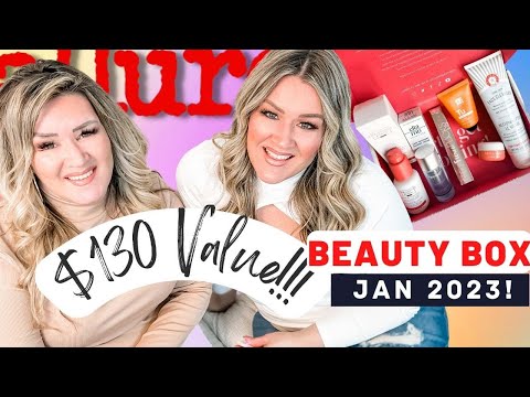 💄 ALLURE BEAUTY BOX January 2023 Review! 💕🥰 Glow Up Twins Video