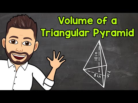 Volume of a Triangular Pyramid | Math with Mr. J