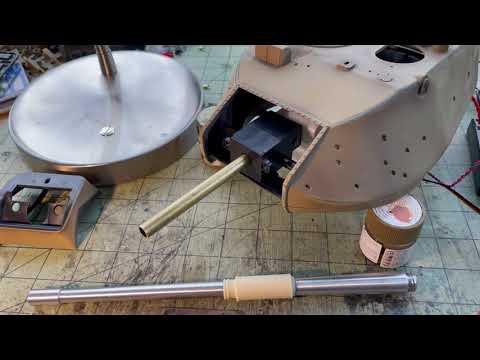 1/16 RC USMC M-60A1 Tank - build report- gun recoil