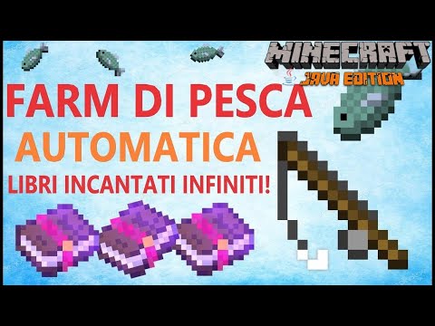 [1.21+]  FARM di PESCA AUTOMATICA - CON LOOT - MENDING INFINITO [JAVA EDITION]