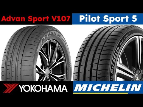 Yokohama Advan Sport V107 vs Michelin Pilot Sport 5