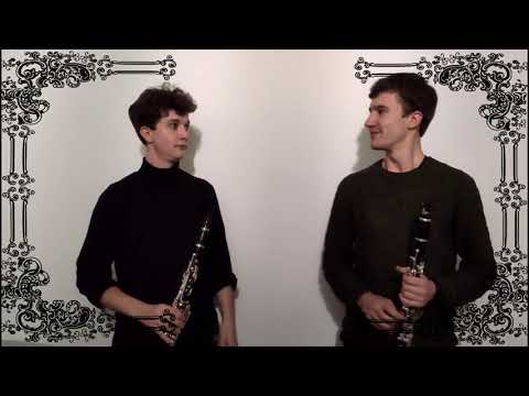 Claribros | Bernhard Crusell - Clarinet Duo No. 1 I. Allegro moderato