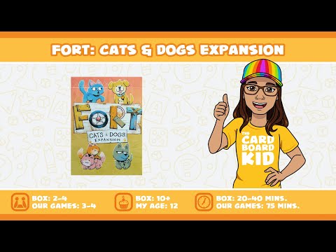 The Cardboard Kid - 345: Fort: Cats & Dogs Expansion
