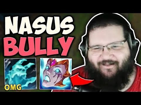 I found the BEST way to bully Nasus players and it's too much fun