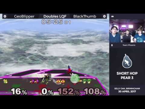 Short Hop Pear 3 Doubles - Losers Quarterfinals - GeoBreaker + Blip vs Brownthumb + Ephi