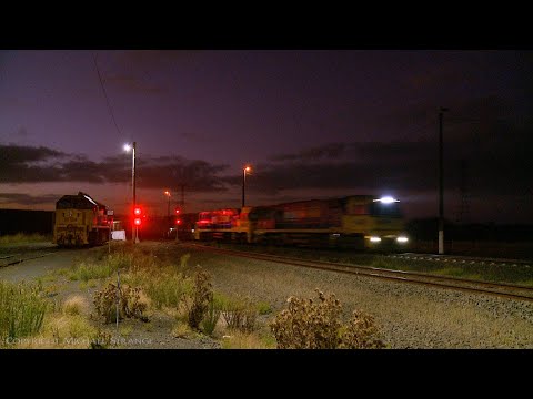 7PM5 Freight Train With NR122's First Run To Victoria (19/1/2021) - PoathTV Australian Railways