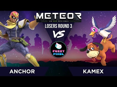 Anchor (Captain Falcon, Ganondorf) vs Kamex (Duck Hunt) - Losers Round 3 - METEOR 4
