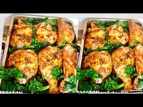 One Pan Creamy Garlic Butter Chicken,Potatoes & Spinach Recipe : How To Make