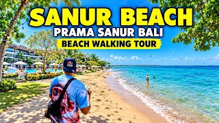 Sanur Beach Bali 2026 🇮🇩 | Prama Sanur Resort Beach Walking Tour – Beautiful Tro