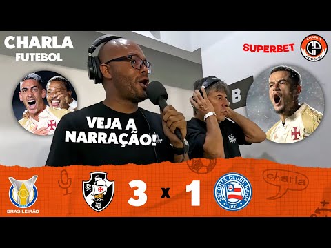 VASCO 3 x 1 BAHIA - GOALS OF THE MATCH (BLUTHIERE LIMA)
