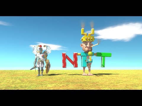 Crypto Bro + Archiles Vs All Boos Each Factions (2HP) - Animal Revolt Battle Simulator