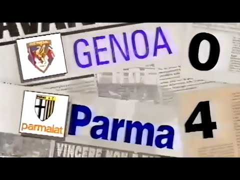 Genoa-Parma 0:4, 1993/94 - Domenica Sportiva (doppietta di Gianfranco Zola)