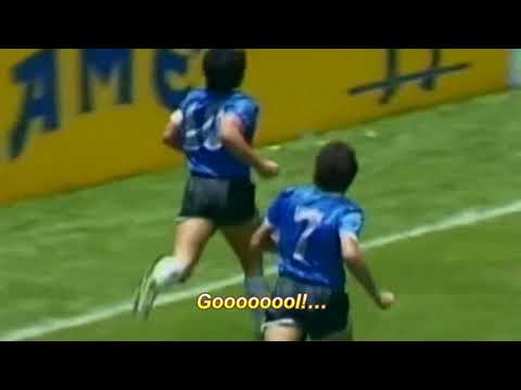 Diego Maradona .. 1986 World Cup .. Argentina - England 2-1 .. Goal of the Century