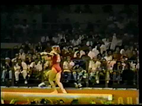 Gymnastics 1988 Olympics Seoul : Melissa Marlowe (USA) BB