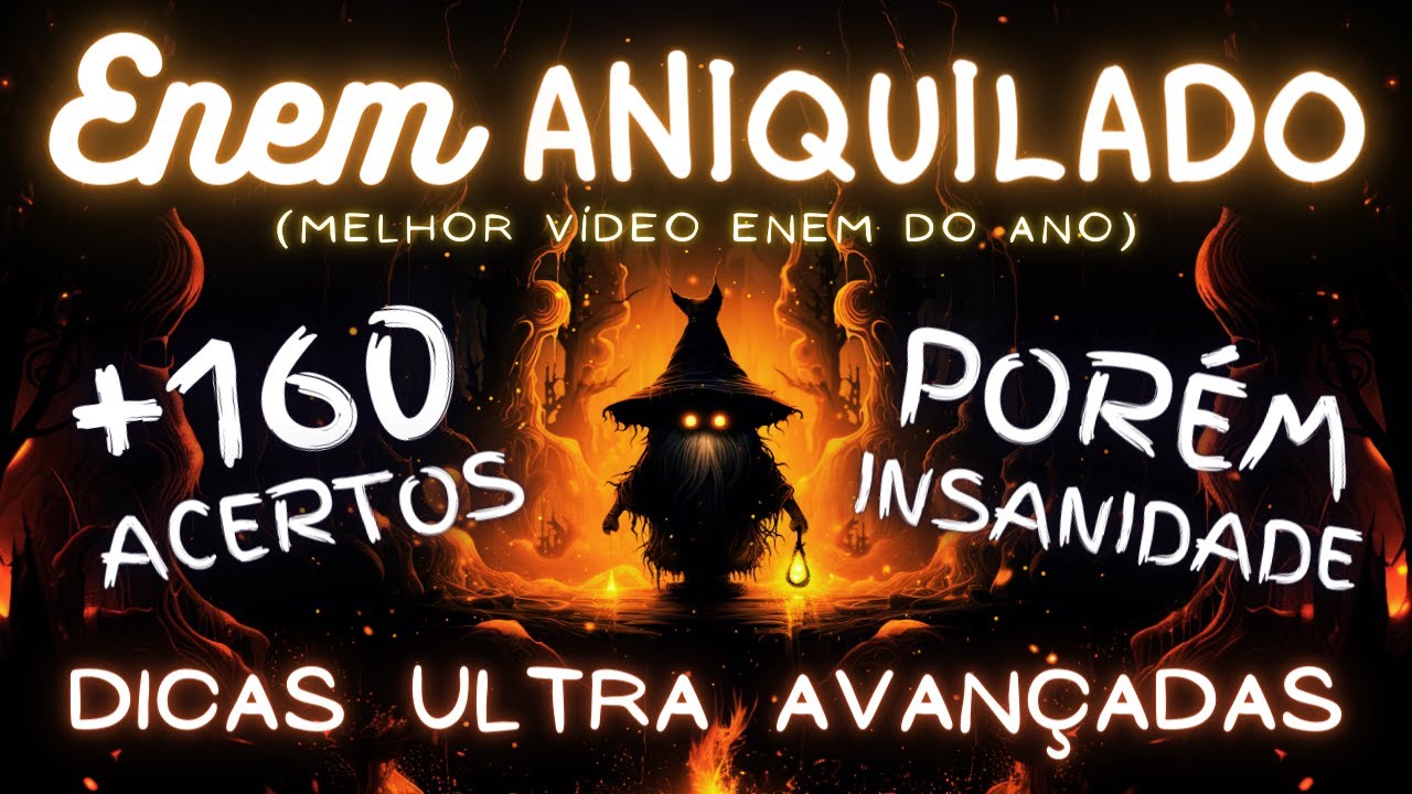 Loucura me aprovou em tudo no ENEM