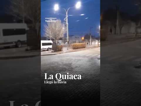 LLUVIA EN LA QUIACA Y NIEVE EN LA PUNA JUJEÑA