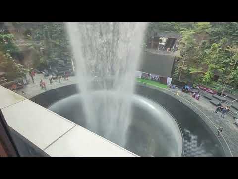 SKY train 20A ride through jewel Changi airport from terminal 1