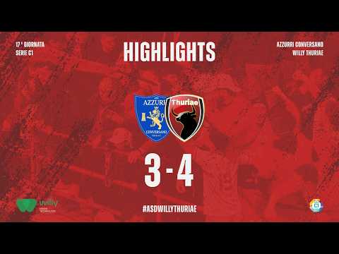 HIGHLIGHTS AZZURRI CONVERSANO - WILLY THURIAE | SERIE C1- PUGLIA 2025/26