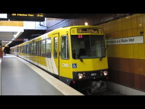 [Sound] Stadtbahn Duewag B100S | #5012 | Mülheimer Verkehrs Gesellschaft mbH, Mülheim an der Ruhr