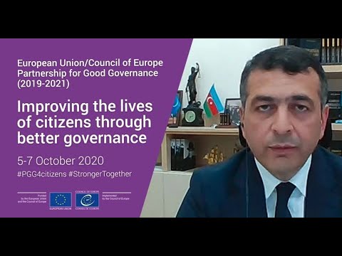 EU/CoE PGG online event - Ramin Gurbanov, President of CEPEJ
