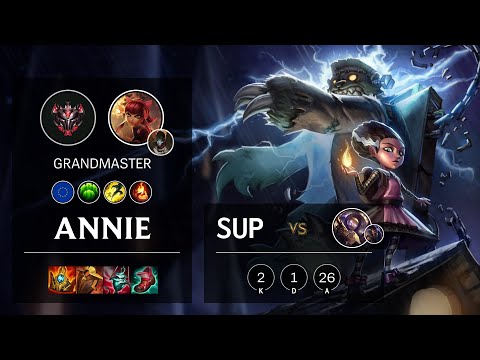 Annie Support vs Blitzcrank - EUW Grandmaster Patch 11.8