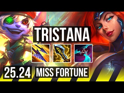 TRISTANA & Janna vs MISS FORTUNE & Nami (ADC) | EUW Master | 25.24