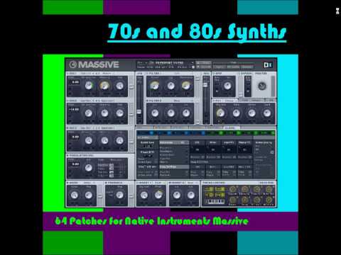 Free Download 70s and 80s Synths MASSiVE