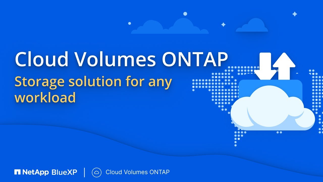 Cloud Volumes ONTAP - Storage Solution for any business workload
