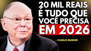 CHARLIE MUNGER: Por que TUDO muda depois de 20 MIL REAIS | Em 2026 #charliemunger