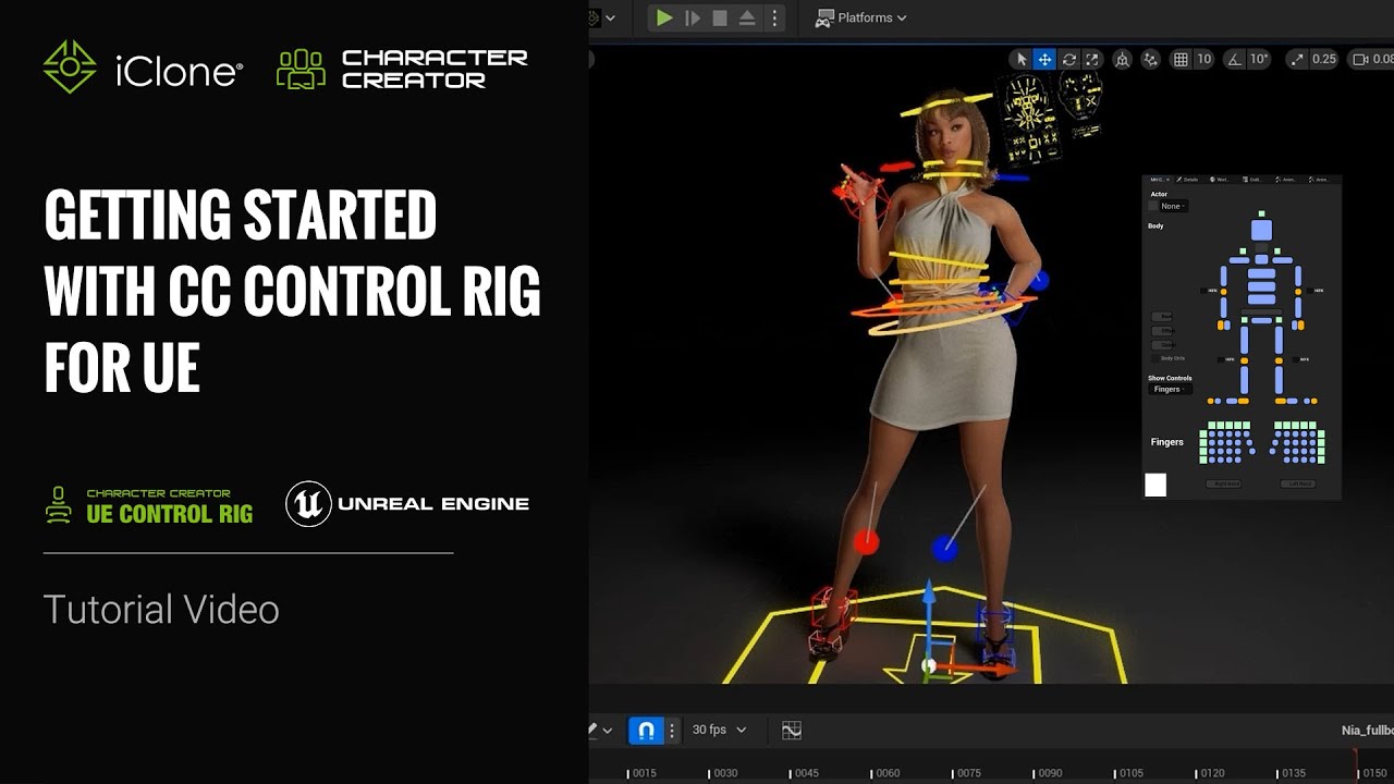 CC UE Control Rig Tutorial