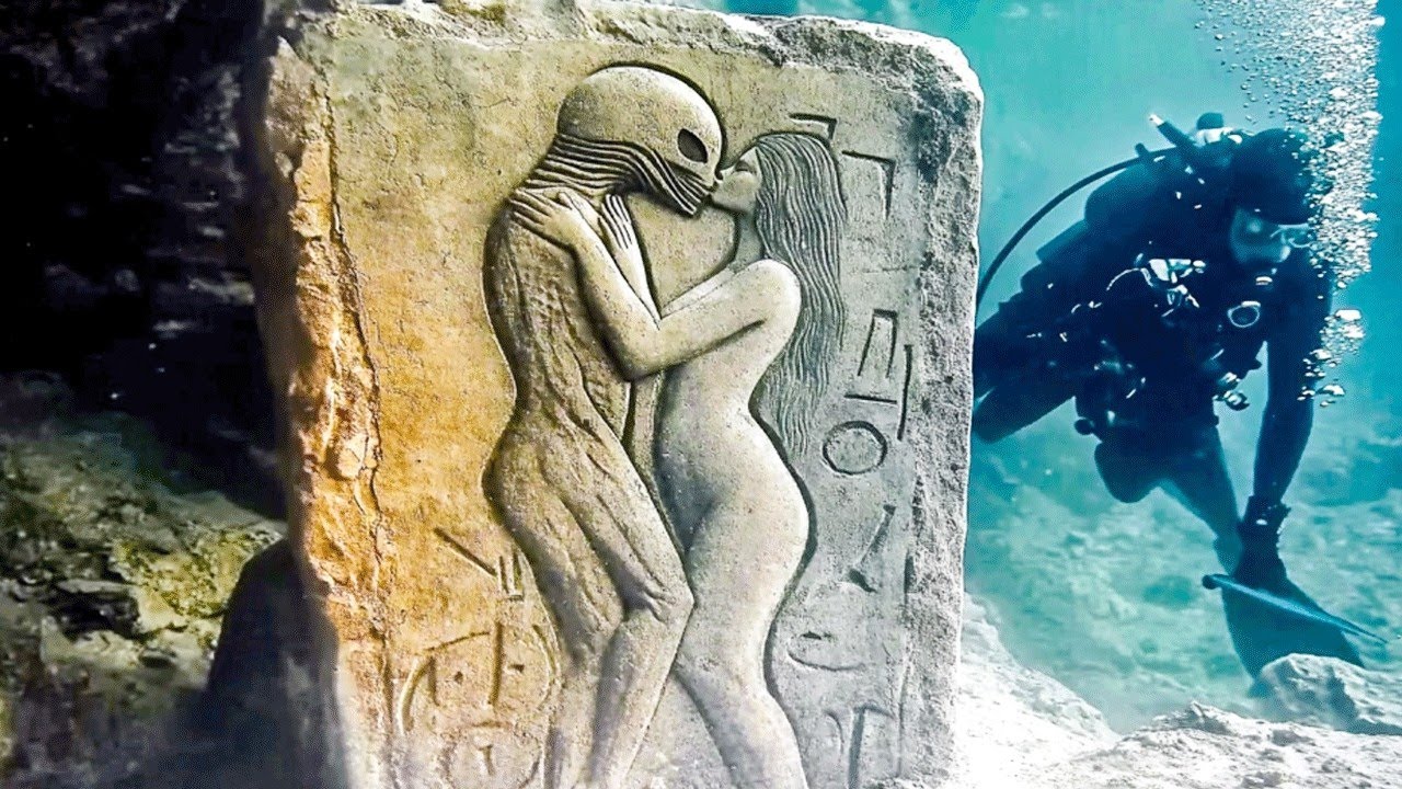 Esculturas rupestres egípcias antigas são encontradas debaixo d'água e CHOCAM a todos