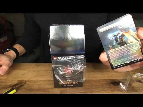 Magic the Gathering MTG Double Masters VIP Box Opening - Pack 2. Packs too easy to reseal.