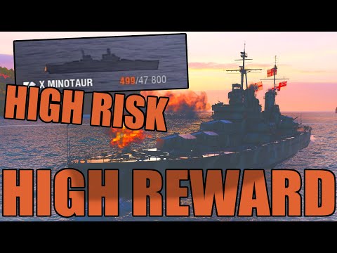 313K DMG X MINOTAUR X OKINAWA - World of Warships