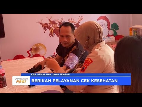 POLRES PEMALANG MAKAN GRATIS UNTUK PEMUDIK NATARU DI POS TERPADU