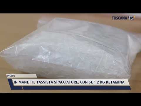 2022-03-24 PRATO - IN MANETTE TASSISTA SPACCIATORE, CON SE' 2 KG KETAMINA