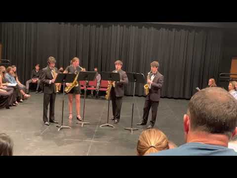 Woodwind Ensemble Concert 2022 WE Saxophone Quartet
