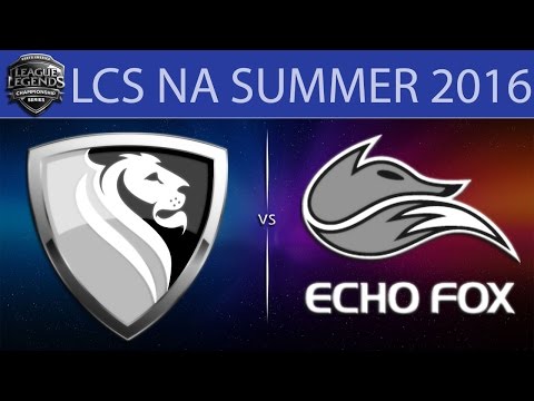 [LoL Highlights] APX vs FOX Game 1 | LCS NA Summer 2016 (26.06.2016) - Apex Gaming vs Echo Fox