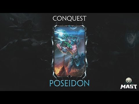 SMITE Season 4 Conquest - Poseidon Mid | No Mana, No Problem