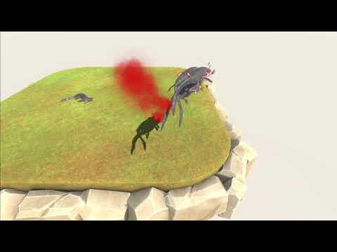 Shield warrior VS 100x Canglong King -Animal Revolt Battle Simulator-ARBS